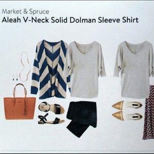 Market & Spruce Aleah Dolman Stitchfix blouse